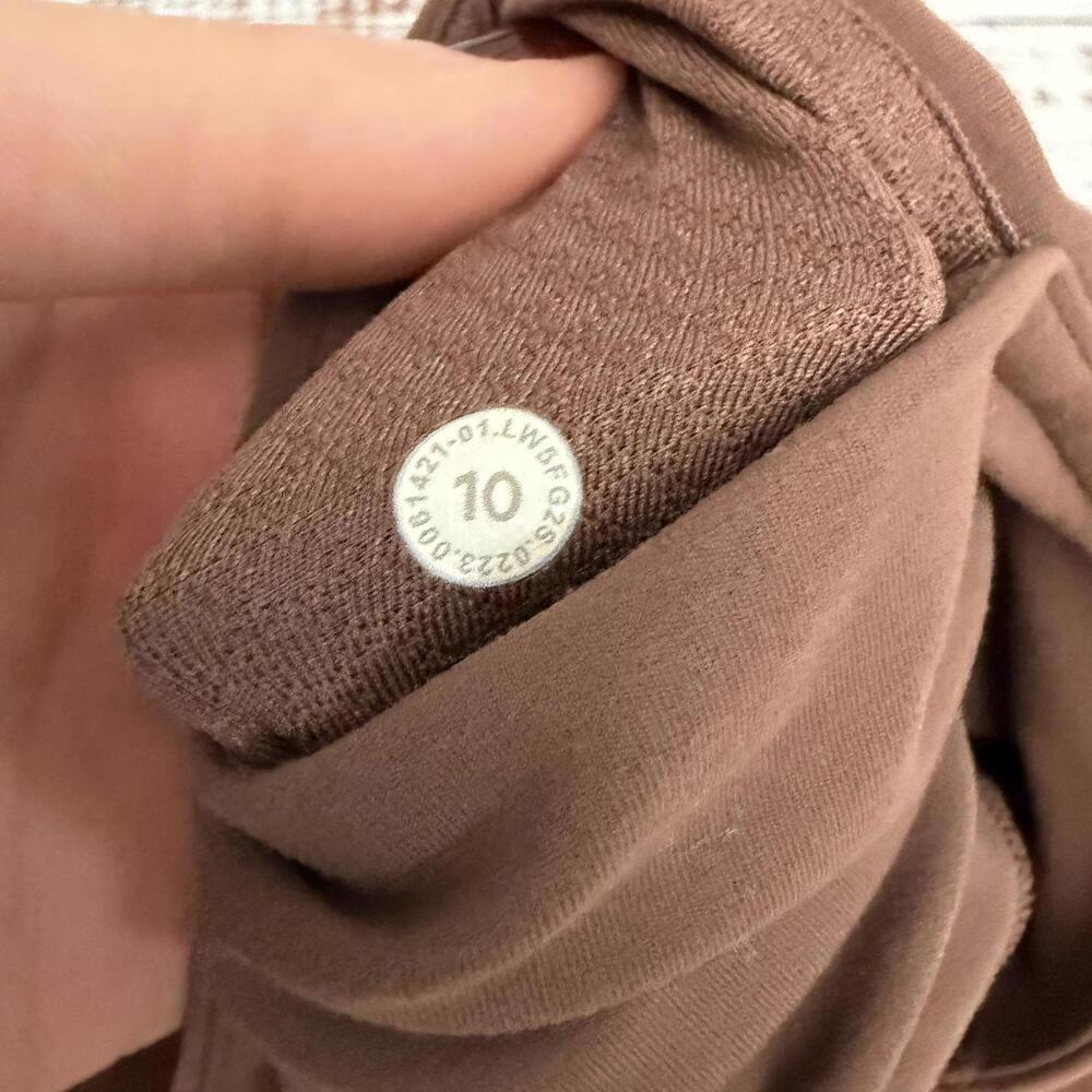 EUC Lululemon Groove Super-High-Rise Flared Pant *Nulu Dark Oxide Size 10 - Picture 7 of 9